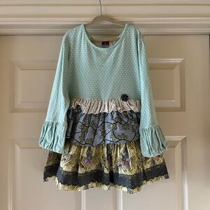 Long Sleeve Ruffle Dress